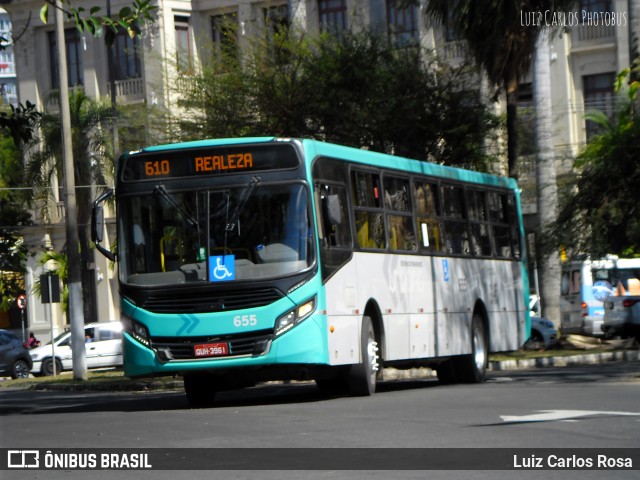 TUSMIL - Transporte Urbano São Miguel 655 na cidade de Juiz de Fora, Minas Gerais, Brasil, por Luiz Carlos Rosa. ID da foto: 9189299.