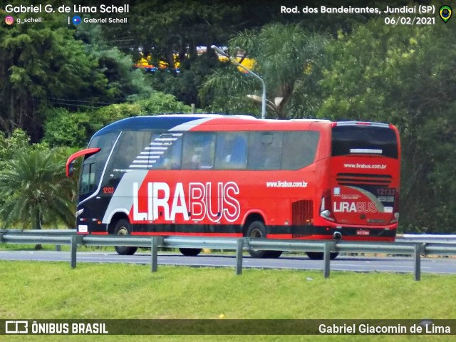 Lirabus 12133 na cidade de Jundiaí, São Paulo, Brasil, por Gabriel Giacomin de Lima. ID da foto: 9189340.