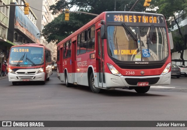 Viação Belém Novo 2348 na cidade de Porto Alegre, Rio Grande do Sul, Brasil, por Júnior Harras. Número da foto: #9190697.