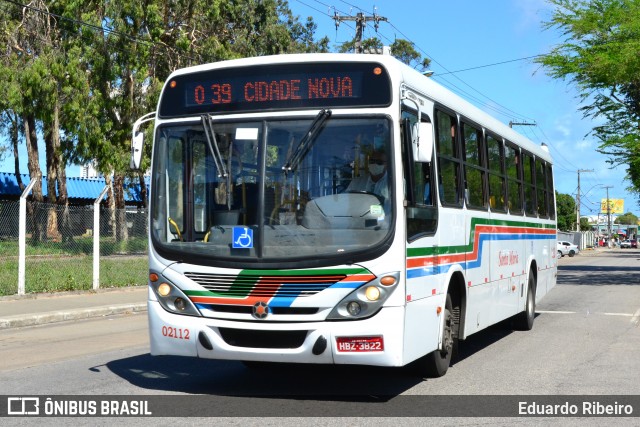 Auto Ônibus Santa Maria Transporte e Turismo 02112 na cidade de Natal, Rio Grande do Norte, Brasil, por Eduardo Ribeiro. ID da foto: 9191498.