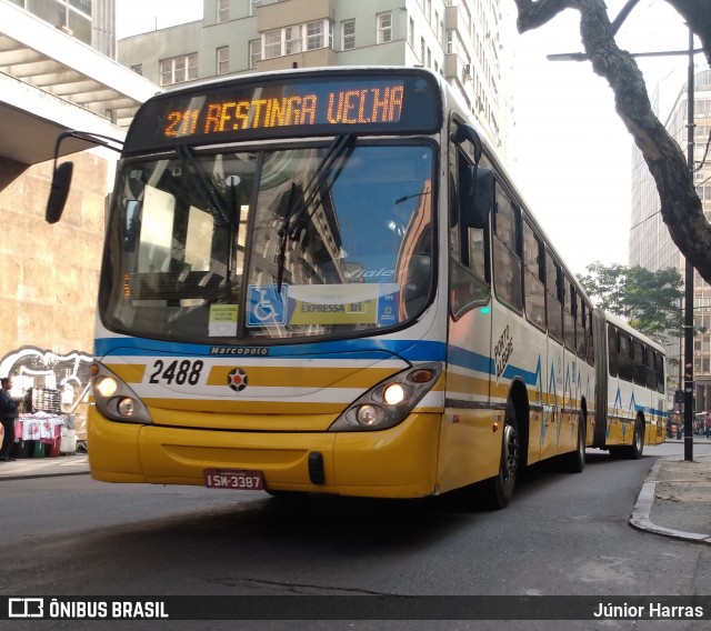 Restinga Transportes Coletivos 2488 na cidade de Porto Alegre, Rio Grande do Sul, Brasil, por Júnior Harras. ID da foto: 9190651.