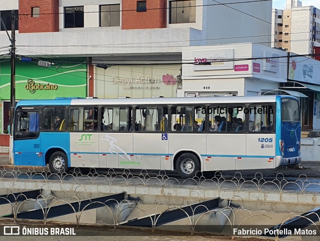 ATT - Atlântico Transportes e Turismo - Vitória da Conquista 1205 na cidade de Vitória da Conquista, Bahia, Brasil, por Fabrício Portella Matos. Número da foto: #9191336.