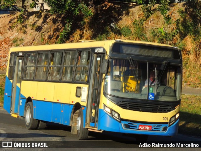 Ônibus Particulares 101 na cidade de Belo Horizonte, Minas Gerais, Brasil, por Adão Raimundo Marcelino. Número da foto: #9191271.