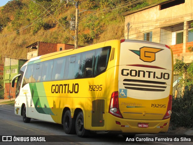Empresa Gontijo de Transportes 19295 na cidade de Timóteo, Minas Gerais, Brasil, por Ana Carolina Ferreira da Silva. Número da foto: #9191508.