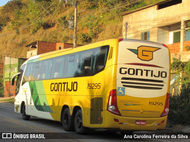 Empresa Gontijo de Transportes 19295 na cidade de Timóteo, Minas Gerais, Brasil, por Ana Carolina Ferreira da Silva. ID da foto: 9191508.