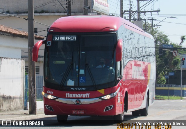 Expresso Itamarati 6814 na cidade de São José dos Campos, São Paulo, Brasil, por Vicente de Paulo Alves. Número da foto: #9190025.