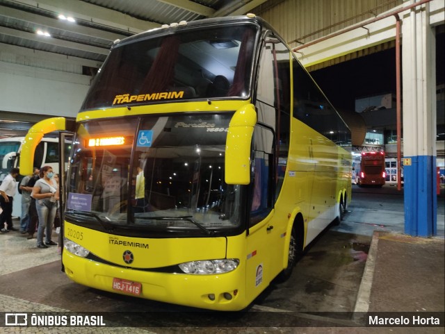Viação Itapemirim 20205 na cidade de Rio de Janeiro, Rio de Janeiro, Brasil, por Marcelo Horta. Número da foto: #9189052.