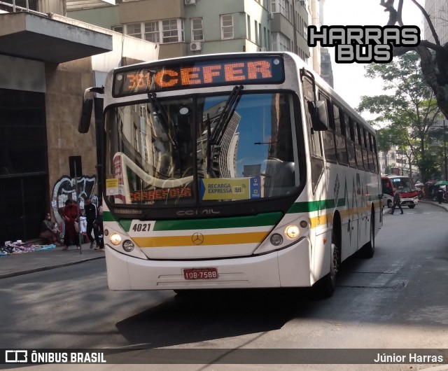Empresa Gazômetro de Transportes 4021 na cidade de Porto Alegre, Rio Grande do Sul, Brasil, por Júnior Harras. Número da foto: #9190925.