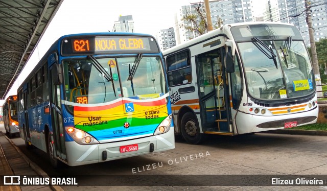 SOPAL - Sociedade de Ônibus Porto-Alegrense Ltda. 6738 na cidade de Porto Alegre, Rio Grande do Sul, Brasil, por Elizeu Oliveira. Número da foto: #9190494.