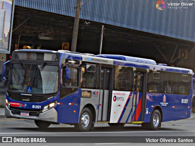 Next Mobilidade - ABC Sistema de Transporte 81.921 na cidade de São Bernardo do Campo, São Paulo, Brasil, por Victor Oliveira Santos. ID da foto: 9193520.