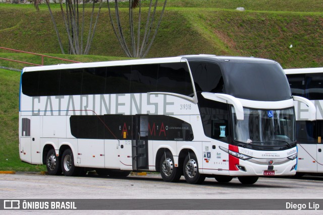 Auto Viação Catarinense 319318 na cidade de Florianópolis, Santa Catarina, Brasil, por Diego Lip. ID da foto: 9192225.