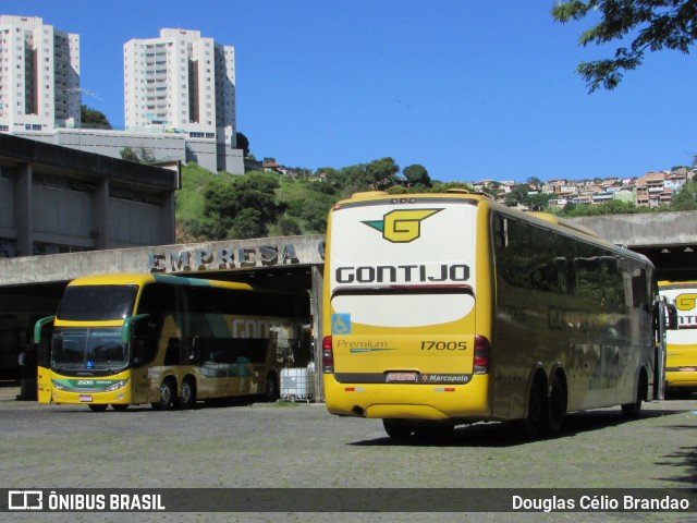 Empresa Gontijo de Transportes 17005 na cidade de Belo Horizonte, Minas Gerais, Brasil, por Douglas Célio Brandao. ID da foto: 9192841.