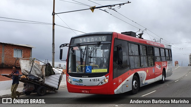 Himalaia Transportes > Ambiental Transportes Urbanos 4 1834 na cidade de São Paulo, São Paulo, Brasil, por Anderson Barbosa Marinho. ID da foto: 9193691.