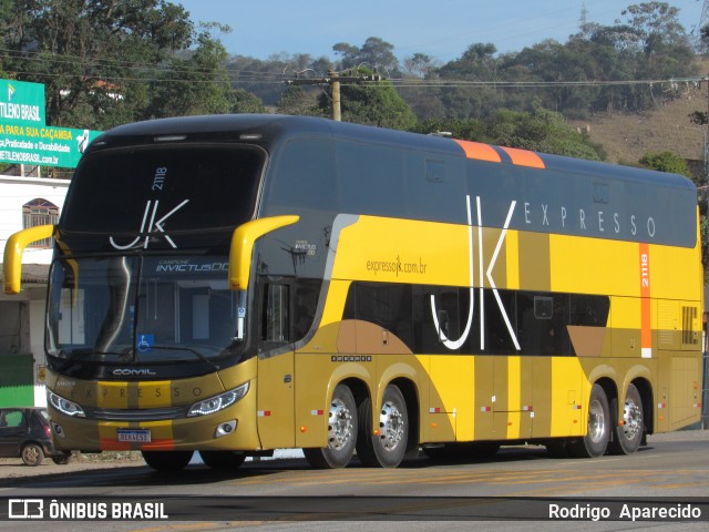 Expresso JK 21118 na cidade de Conselheiro Lafaiete, Minas Gerais, Brasil, por Rodrigo  Aparecido. Número da foto: #9192286.