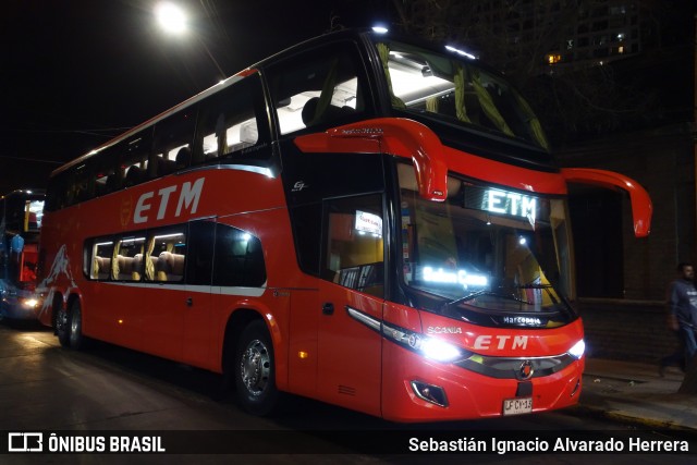 ETM - Empresa de Transporte Maullín 417 na cidade de Estación Central, Santiago, Metropolitana de Santiago, Chile, por Sebastián Ignacio Alvarado Herrera. Número da foto: #9193809.