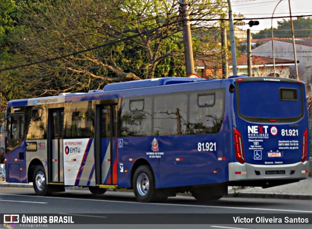 Next Mobilidade - ABC Sistema de Transporte 81.921 na cidade de São Bernardo do Campo, São Paulo, Brasil, por Victor Oliveira Santos. ID da foto: 9193528.