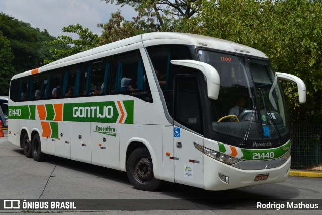 Empresa Gontijo de Transportes 21440 na cidade de São Paulo, São Paulo, Brasil, por Rodrigo Matheus. ID da foto: 9193045.