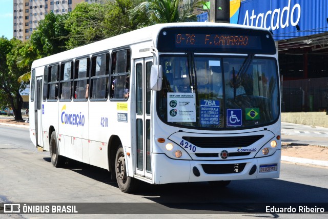 Empresa de Transportes Nossa Senhora da Conceição 4210 na cidade de Natal, Rio Grande do Norte, Brasil, por Eduardo Ribeiro. ID da foto: 9191537.