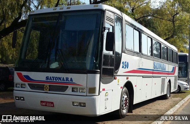 Sayonara - Auto Viação Monte Alverne 250 na cidade de Porto Alegre, Rio Grande do Sul, Brasil, por JULIO SILVA. ID da foto: 9193404.