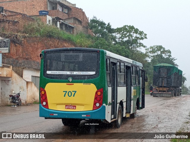 JMS Transportes 707 na cidade de Vitória de Santo Antão, Pernambuco, Brasil, por João Guilherme. ID da foto: 9192904.