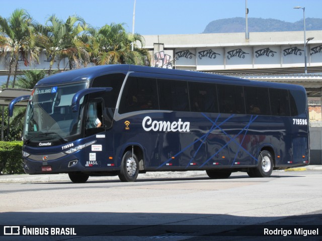 Viação Cometa 719596 na cidade de Rio de Janeiro, Rio de Janeiro, Brasil, por Rodrigo Miguel. ID da foto: 9196878.