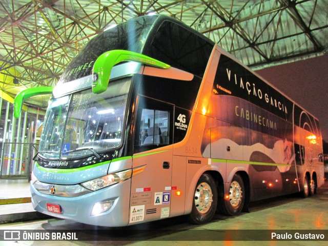 Viação Garcia 8634 na cidade de Maringá, Paraná, Brasil, por Paulo Gustavo. ID da foto: 9195414.