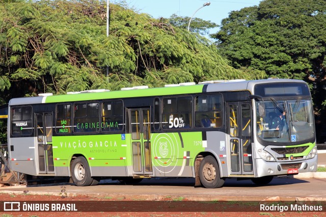 Viação Garcia 7579 na cidade de Maringá, Paraná, Brasil, por Rodrigo Matheus. Número da foto: #9196674.