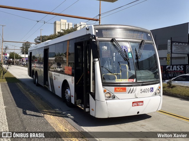 Metra - Sistema Metropolitano de Transporte 5409 na cidade de São Bernardo do Campo, São Paulo, Brasil, por Welton Xavier. ID da foto: 9194523.