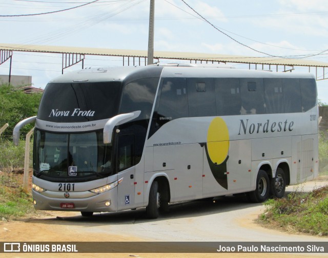 Viação Nordeste 2101 na cidade de Mossoró, Rio Grande do Norte, Brasil, por Joao Paulo Nascimento Silva. Número da foto: #9196448.