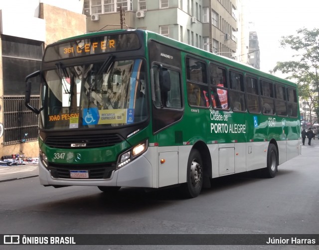 Sudeste Transportes Coletivos 3347 na cidade de Porto Alegre, Rio Grande do Sul, Brasil, por Júnior Harras. Número da foto: #9195844.