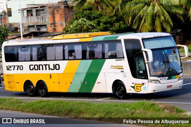 Empresa Gontijo de Transportes 12770 na cidade de Salvador, Bahia, Brasil, por Felipe Pessoa de Albuquerque. ID da foto: 9196341.