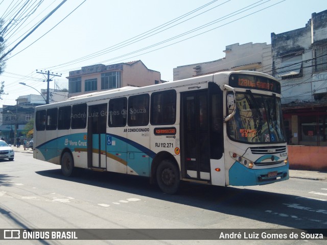 Auto Viação Vera Cruz - Belford Roxo RJ 112.271 na cidade de Rio de Janeiro, Rio de Janeiro, Brasil, por André Luiz Gomes de Souza. Número da foto: #9198976.