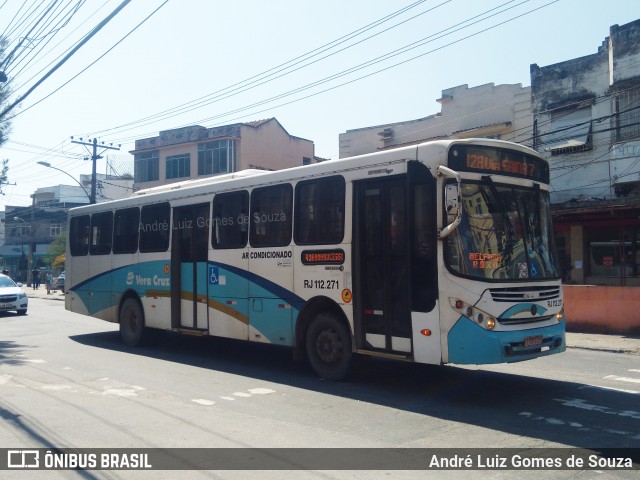 Auto Viação Vera Cruz - Belford Roxo RJ 112.271 na cidade de Rio de Janeiro, Rio de Janeiro, Brasil, por André Luiz Gomes de Souza. ID da foto: 9198976.