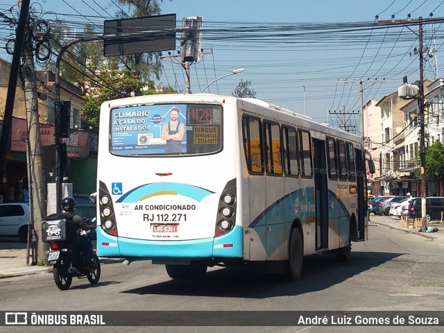 Auto Viação Vera Cruz - Belford Roxo RJ 112.271 na cidade de Rio de Janeiro, Rio de Janeiro, Brasil, por André Luiz Gomes de Souza. Número da foto: #9198979.