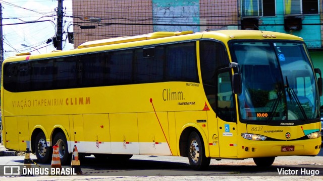 Viação Itapemirim 8827 na cidade de Belém, Pará, Brasil, por Victor Hugo. Número da foto: #9198860.