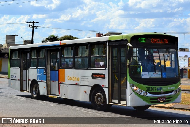 HP Transportes Coletivos 20367 na cidade de Goiânia, Goiás, Brasil, por Eduardo Ribeiro. Número da foto: #9198047.
