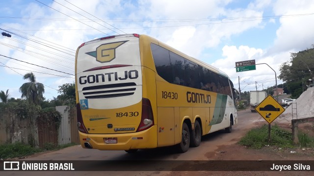 Empresa Gontijo de Transportes 18430 na cidade de Ituberá, Bahia, Brasil, por Joyce Silva. Número da foto: #9200596.