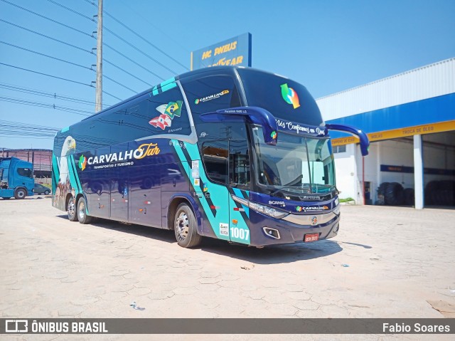 Carvalho Tur Transportes e Turismo 1007 na cidade de Ananindeua, Pará, Brasil, por Fabio Soares. Número da foto: #9198206.