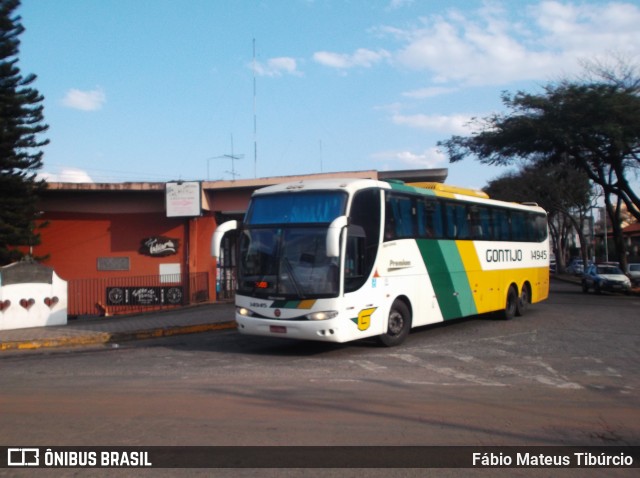 Empresa Gontijo de Transportes 14945 na cidade de Três Corações, Minas Gerais, Brasil, por Fábio Mateus Tibúrcio. Número da foto: #9197761.