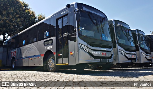 Auto Viação 1001 RJ 108.1198 na cidade de Niterói, Rio de Janeiro, Brasil, por Ph Santos. Número da foto: #9199618.