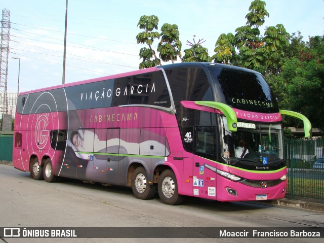 Viação Garcia 86105 na cidade de São Paulo, São Paulo, Brasil, por Moaccir  Francisco Barboza. Número da foto: #9200248.