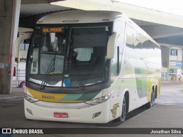 Empresa Gontijo de Transportes 18815 na cidade de Aracaju, Sergipe, Brasil, por Jonathan Silva. ID da foto: 9197494.