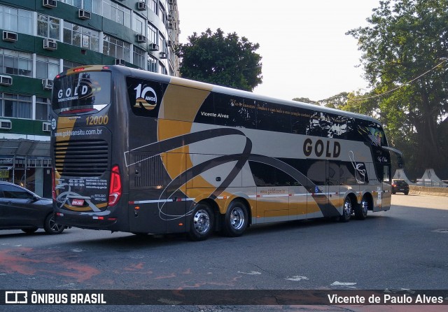Gold Turismo e Fretamento 12000 na cidade de Rio de Janeiro, Rio de Janeiro, Brasil, por Vicente de Paulo Alves. Número da foto: #9200062.