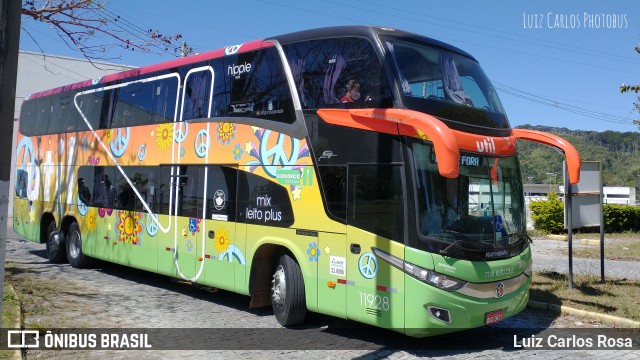 UTIL - União Transporte Interestadual de Luxo 11928 na cidade de Juiz de Fora, Minas Gerais, Brasil, por Luiz Carlos Rosa. Número da foto: #9200734.