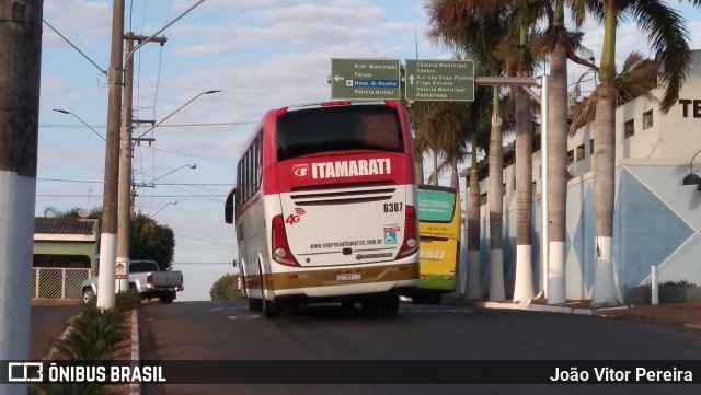 Expresso Itamarati 6387 na cidade de Estrela d`Oeste, São Paulo, Brasil, por João Vitor Pereira. Número da foto: #9203096.