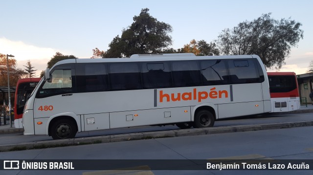 Buses Hualpén 480 na cidade de Maipú, Santiago, Metropolitana de Santiago, Chile, por Benjamín Tomás Lazo Acuña. ID da foto: 9204169.