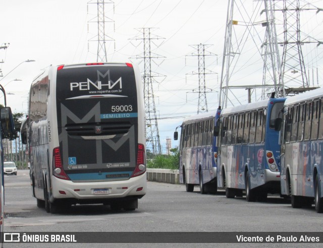 Empresa de Ônibus Nossa Senhora da Penha 59003 na cidade de São José dos Campos, São Paulo, Brasil, por Vicente de Paulo Alves. Número da foto: #9202621.