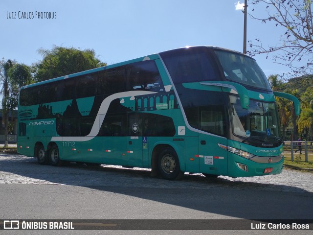 Viação Sampaio 11712 na cidade de Juiz de Fora, Minas Gerais, Brasil, por Luiz Carlos Rosa. Número da foto: #9200831.