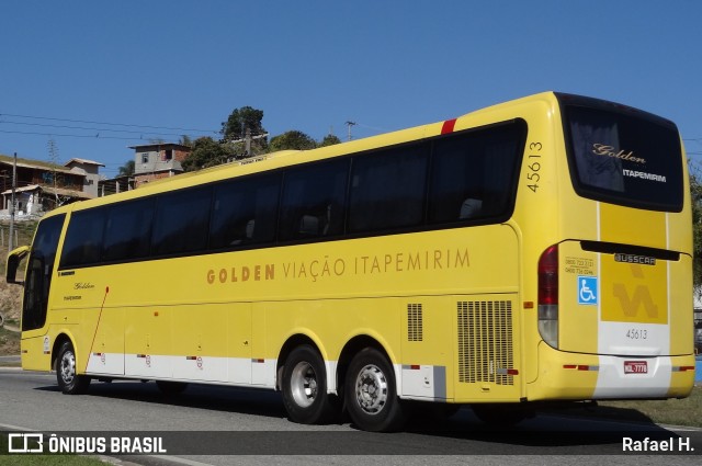 Viação Itapemirim 45613 na cidade de Barra do Piraí, Rio de Janeiro, Brasil, por Rafael H.. ID da foto: 9203512.