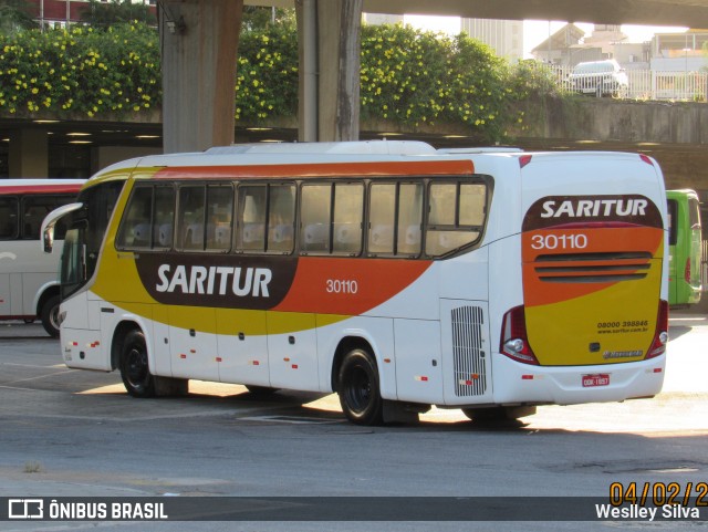 Saritur - Santa Rita Transporte Urbano e Rodoviário 30110 na cidade de Belo Horizonte, Minas Gerais, Brasil, por Weslley Silva. ID da foto: 9202875.